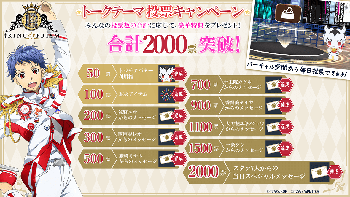 トークテーマ投票キャンペーンイメージ